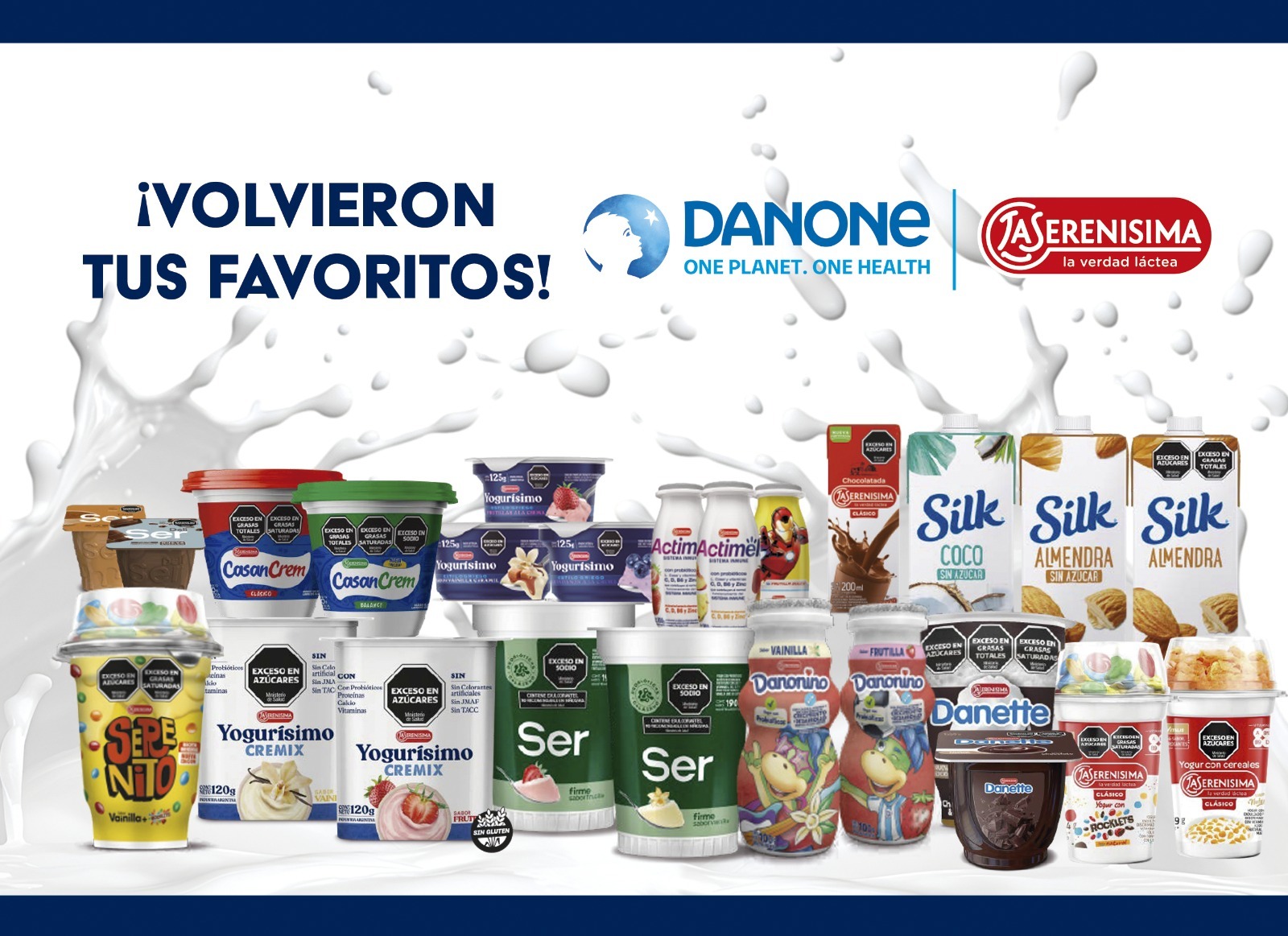 LA SERENISIMA DANONE retorna a Paraguay con sus marcas icónicas de la mano de TROVATO CISA